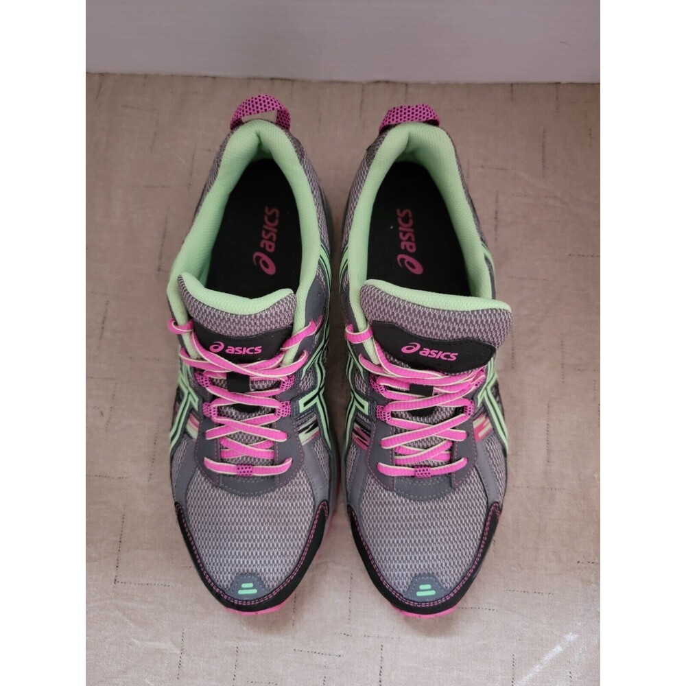 asics gel venture 5 gray and green woman's size 11
